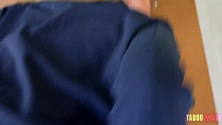 Horny step mom caught in action at school