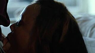 sexy black beauty august skye swallows white dick, loving deep wet action with tommy pistol