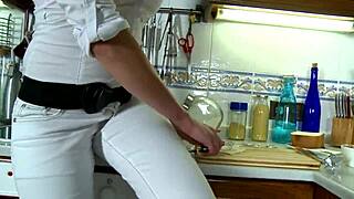 Fucking Sexy Blonde Bent Over in High Heels