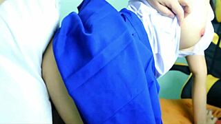 Thai Schoolgirl Gets Nailed by Boyfriend After Class. Raw Action in Homemade Clip!