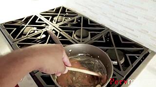 big tits stepmom gives head before creampie