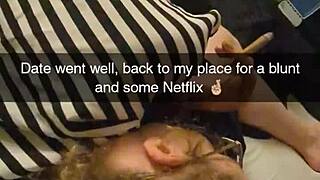 first time tinder date banged by ex's best friend on snapchat - college milf richelle rose.