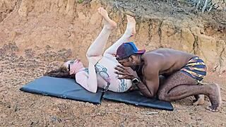 Wow, he took me out, pounded my ass, and finished inside!