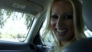 Diana Doll struggles as a blonde slut with a giant cock in bed