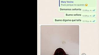 Doña mary got so hot during the massage that we ended up fucking.