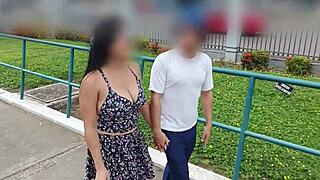 She Was A Slut A Beautiful Lady Was Waiting For Her Boyfriend At The Mall But He Didnt Arrive Then A Stranger Invited Her To His House And They Ended Up Fucking Doggy Style In A Heated And Passionate Manner