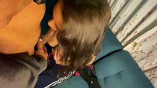 invit� a mi vecina a mi casa a ver una pel�cula y recibi� leche en las tetas