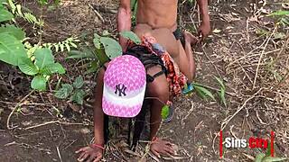 Virgin Maiden Caught and Ravished by Prince in Outdoor Ebony Clash