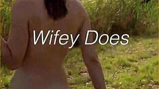 Young Wife Dares Bare All in First Public Stroll