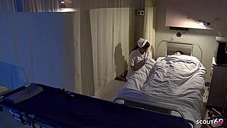 Japanese teen nurse craves rough Halloween roleplay sex at hospital