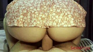 My lovely step-mom moans loud while teaching me to pull out properly