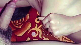 Damn, hot Desi Asian woman nailed with wild blowjob!