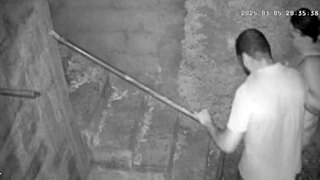 Hidden camera catches stepmom banging her stepson hard.