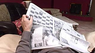 Blonde milf Shannon Kelly feels intense pleasure riding a big cock in fishnets