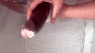 Horny College White Girl Worships Huge BBC with Intense Handjob and Anal