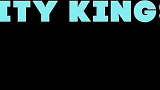 Alexis Fawx Wrestles Kaiia Eve for Controller & Licks Her