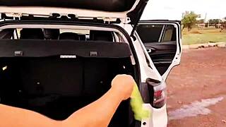 Stepmom Caught Me with Car, Delivered Wild Anal Surprise