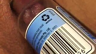 Wife's swollen clit gets some intense suction play 😏