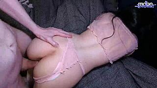 Step daddy fucks me dirty like mommy behind wife's back