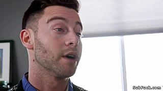 Big Cock Stud Anal Pounds Big Tits Mom in Rough Session