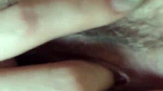 Masked Chinese milf teases wet pussy in solo chat