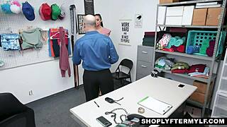 Gia Vendetti, sexy Latina milf shoplifter, bangs cop hard after getting caught