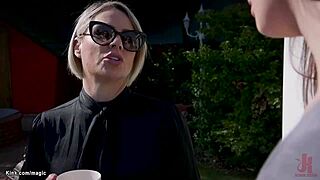 Stepmom and gardener explore submission 😈