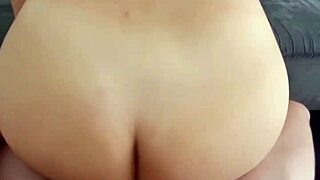 Eating wife's chubby friend from behind