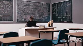 Guy Jerks To Chalk Boobs Now Beds Lesbian Duo