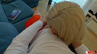 Stepmom Fucks Stepson While Husband Can't Hear