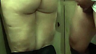 Quick kitchen fling with hot milf mother-in-law ends in creamy mess.