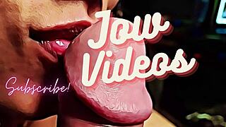 Wife Gives Relaxing Massage On Husband's Cock With Her Tits