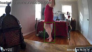 Hidden Camera Catches Step Mom Masturbating After Shopping