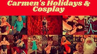 Granny velma dinkleys detailed haunted mystery fuck and creampie in cosplay costumes