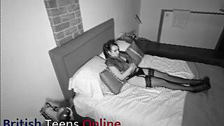 watching this posh british teen get her pussy licked by neighbor