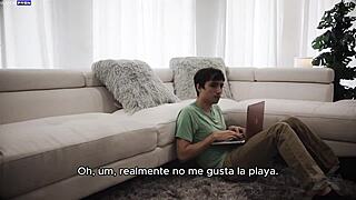 Enjoying a special moment with stepmom, full video on PornSubOrg.