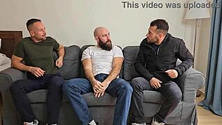 Pizza delivery turns wet with Bille Star in rough 3on1 double penetration