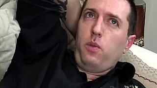 Wow! Mature in Red Stockings Banged Hard by Stepson on Sofa