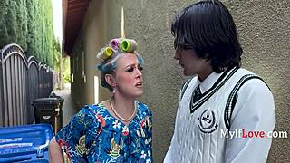 asian yoga milf slips and falls on the clients hardon - nicole doshi dee williams elias cash