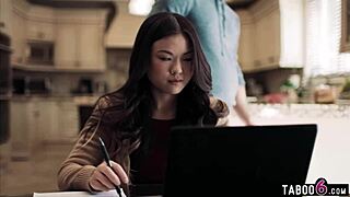 Asian Teen Lulu Chu Joins MILF Vic and Roommate Seth Gamble!