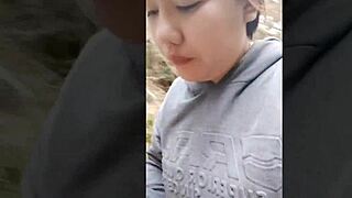 outdoor blowjob’s my fave, specially with this chubby asian babe, gets me goin every time, ya feel me?