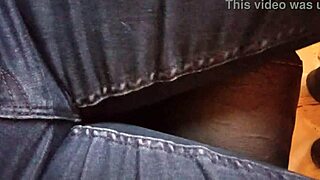 Gretala Loves The Blues And Jeans With Mature Brunette Style