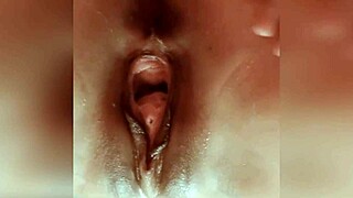 Massive Gaping Cunt Stretched Wide by Fingers
