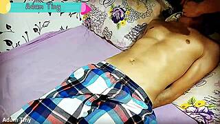 Wow! Cheating Wife Ties Up and Jerks Friend Hard