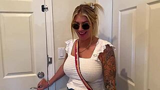 How wild is Lolly Dames in blonde milf POV?