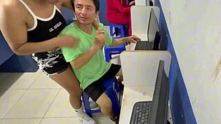 Cyber Sex Quickie - Real Homemade Action with Juicy Details