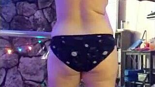 Hotwife Steffi April Dances Dirty with Pussy Play in Lingerie
