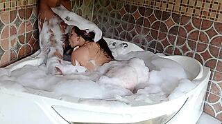 my stepfather gives it to me in the jacuzzi when his wife goes to work