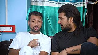 Desi Mallu Bhabi Takes Two Debars in Hardcore Double Penetration Threesome Full Scene.