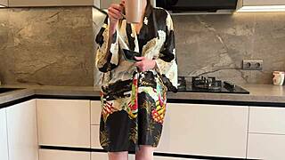 seduced and fucked horny stepmom after party, russian amateur moaning with tight pussy